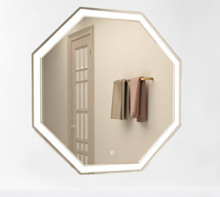 Зеркало с подсветкой Art&Max Argo 70см AM-Arg-700-700-DS-F